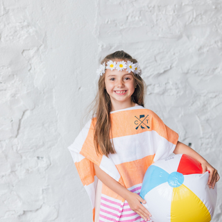 Kids CT Local Turkish Towel Poncho