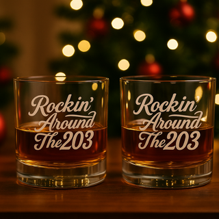 Rockin' Around The 203 Whiskey Glasses