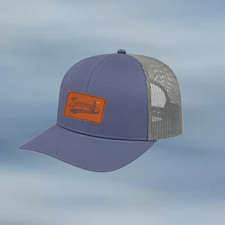 203 X Seagrape Leather Patch Snap Back Hat