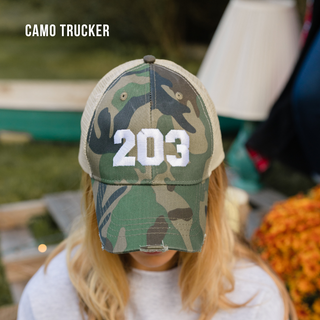 The 203's Embroidered Trucker Cap