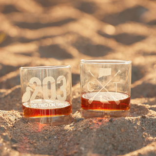 Connecticut Whiskey Rocks Glasses