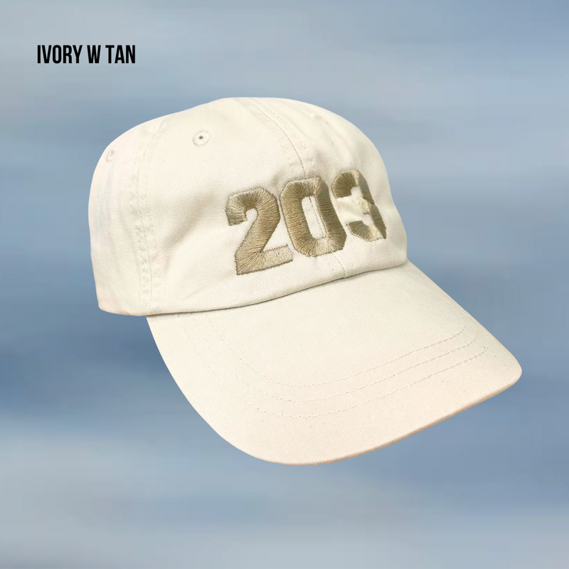 The 203's Classic Embroidered Baseball Cap