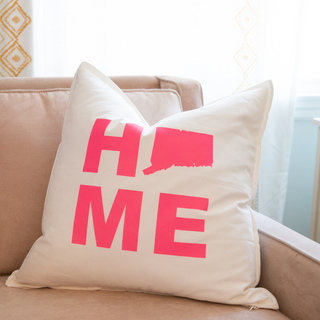 Connecticut HOME Throw Pillow