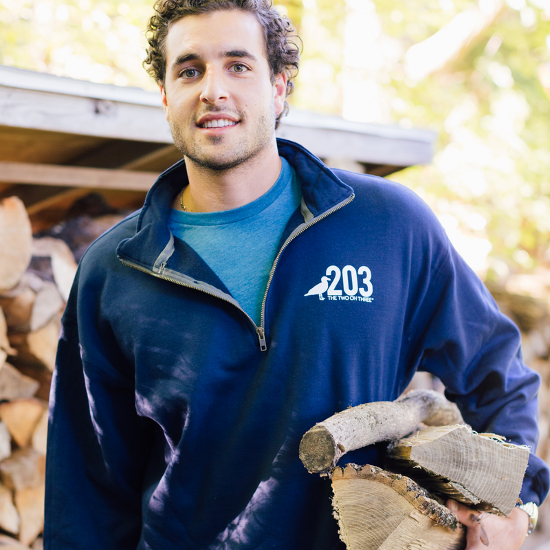 203 Classic HOME Quarter Zip Sweatshirt - The Two Oh Three