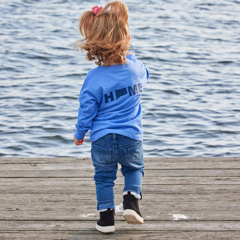 Toddler 203 Home Long Sleeve Tee Blue