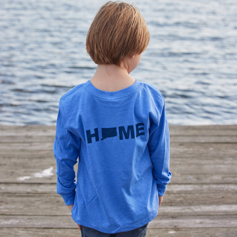 Toddler 203 Home Long Sleeve Tee Blue