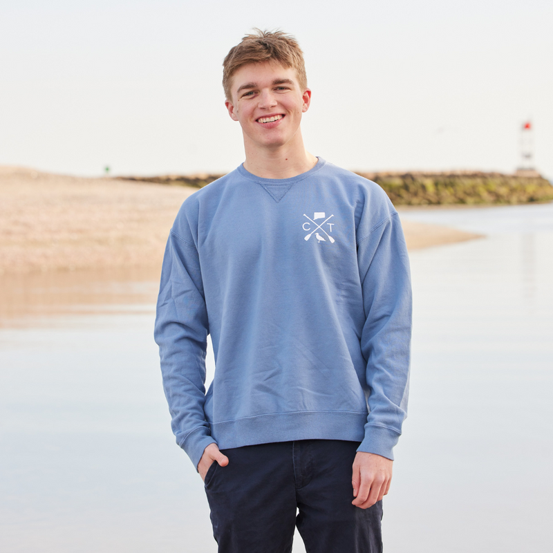Vintage-Washed CT Local Crewneck