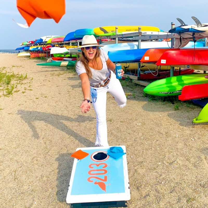 Portable Corn Hole Set