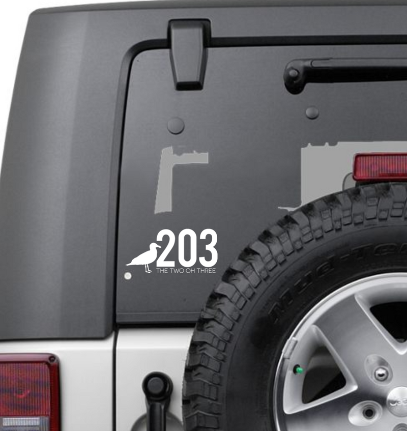 203 Vinyl Decal Stickers - The Two Oh Three